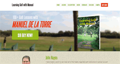 Desktop Screenshot of learninggolfwithmanuel.com